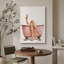 Œuvre rose, baignoire et martini glamour, images de salle d'eau, impression sur toile encadrée-132063961-132063965