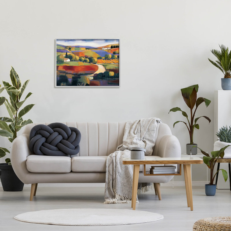 Art moderne de giclée campagne moderne par Janine Clarke, H 24 po x l 30 po x P 1,5 po, Estampe numérique Farmhouse