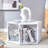 Hexagonal MDF Coffee Table, Characteristic Pattern Stickers-677548113-677548112