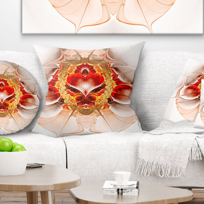 Grand coussin abstrait abstrait symétrique