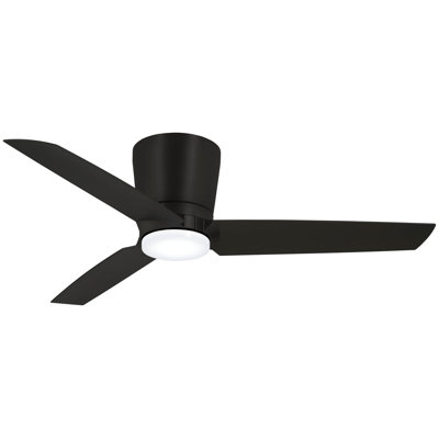 48" Pure 3 - Blade LED Standard Ceiling Fan with Wall Control and Light Kit Included
