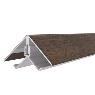 Ensemble de garniture de coin d'extérieur en composite Ipe brésilien 2,19 po x 3,56 po x 8 pi Alusions pour planche de 0,5 po