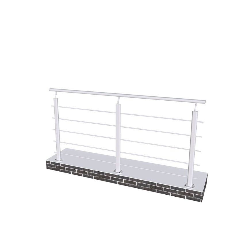 1000 x 200 cm Matt Silver Mobility Adjustable Aluminum Handrail Suitable For Steps/Stairs/Slopes