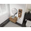 Meuble-lavabo mural de 30 po avec lavabo vasque et armoire de rangement latérale assortie