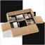 Canapés modulaires | Ensemble de salon contemporain en forme de U avec siège de rangement et repose-pieds 3 places | Chameau | Chenille-97339543
