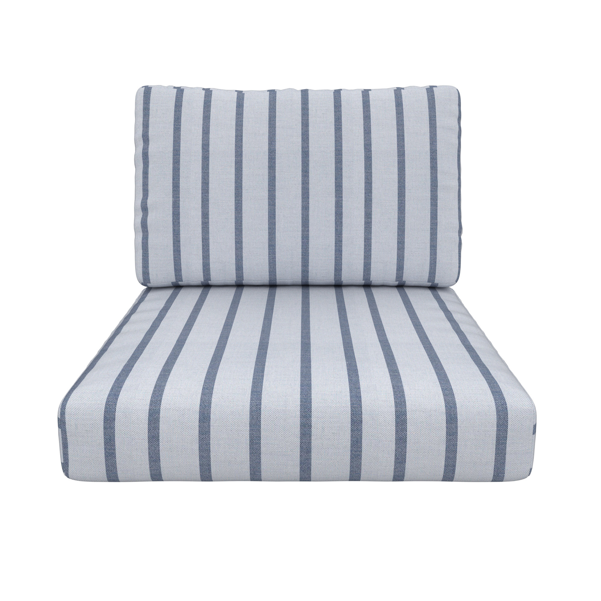Amala Outdoor Sunbrella® Seat/Back Cushion, Sunbrella Unwind Sky