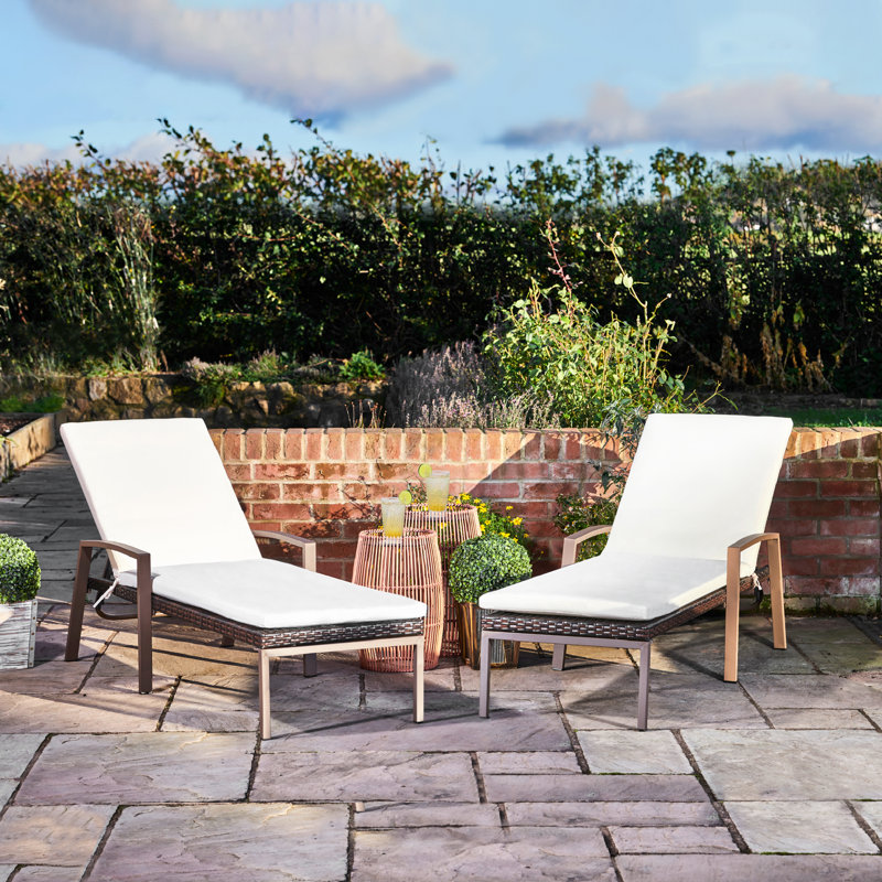 193cm Long Reclining Single Chaise with Cushions