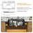 30"L  x 19"W Drop-in Workstation Kitchen Sink Waterfall Stainless Steel Sink with Digital Display Waterfall Faucet-117586308-124198043