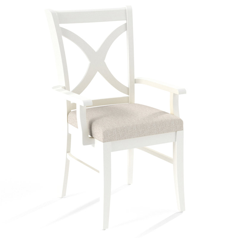 Fauteuil Hues, Finition blanc givré, Performance Crypton des neiges; 0884-91