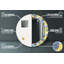 Huldar Glass Flat Wall Mirror