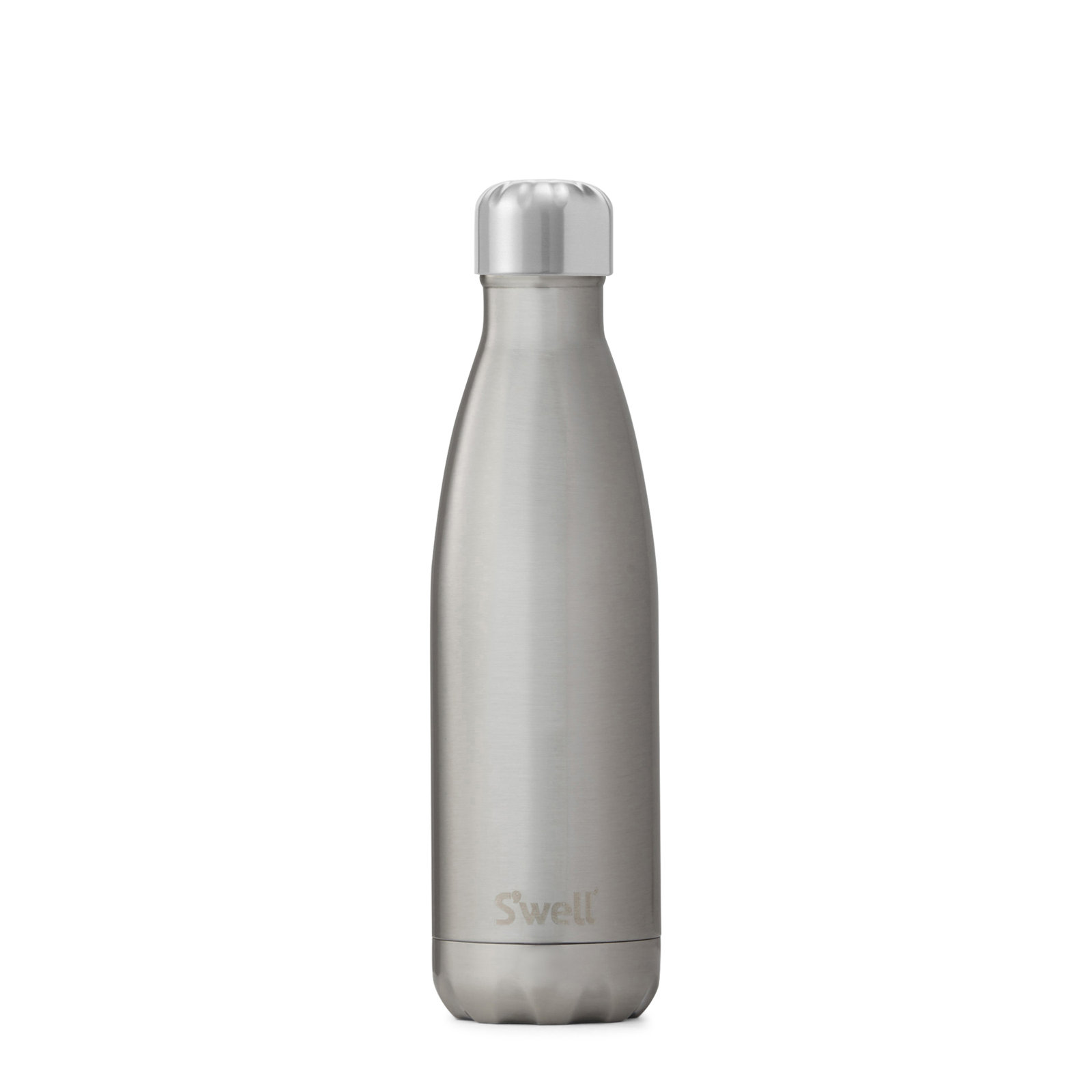 S'well Stainless Steel Triple-Layered Vacuum-Insulated Water Bottle, 25.oz, Silver