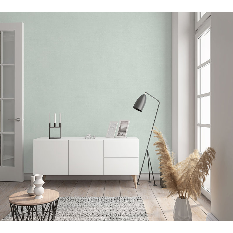Montie The New Textures Book Linen Texture Design Wallpaper Roll, Green