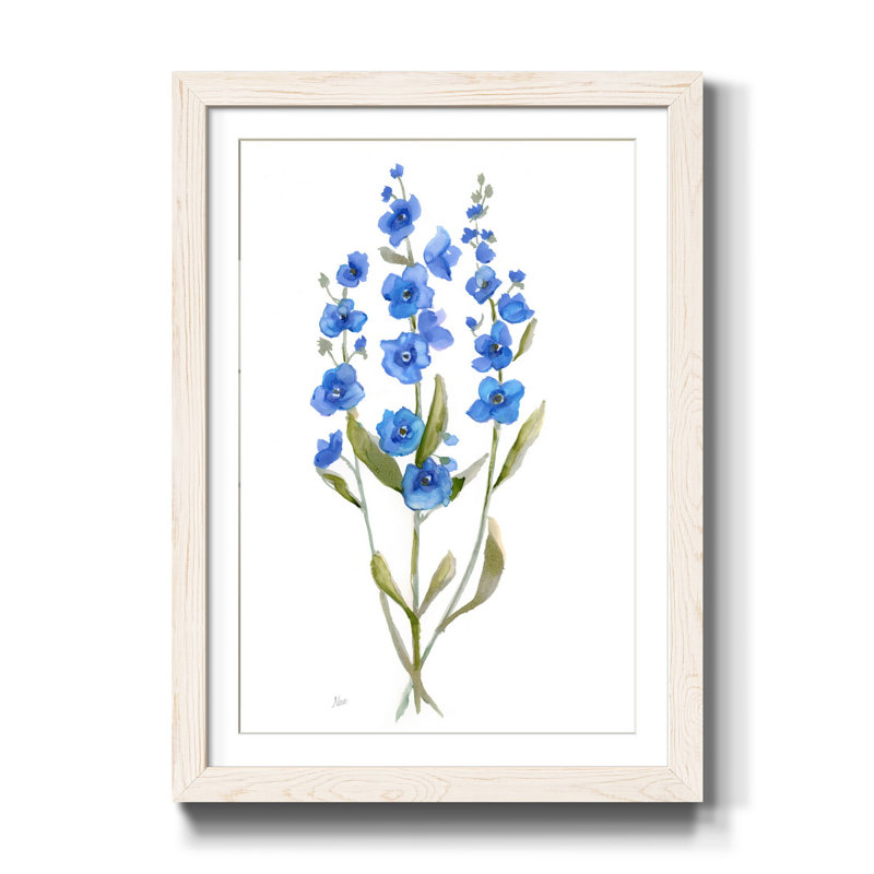 Petite Botanical II - Cadre photo, reproduction d'art sur papier, H 44 po x l 31 po x P 1 po, Blanc