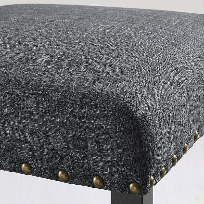 Ensemble de salle à manger 7 pièces, table à manger en épingle à cheveux avec 6 chaises, Non, Gris