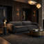 Franklin Sofa, Grey Velvet