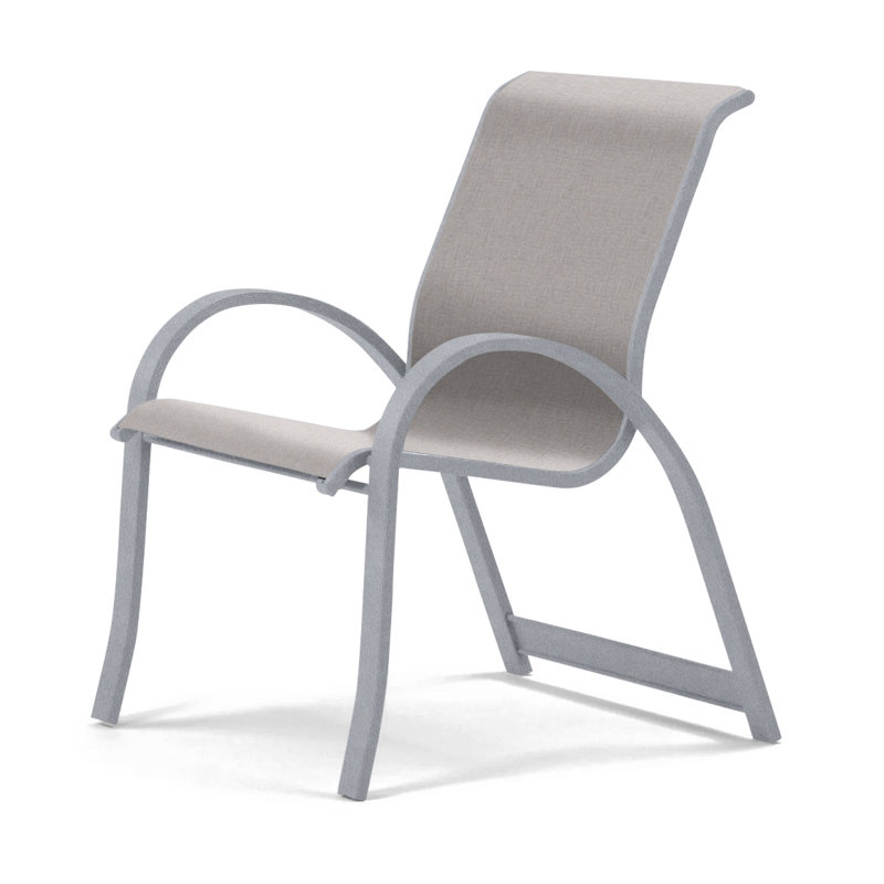 Fauteuil de salle à manger empilable Hiraku, Oursin, Désert