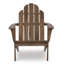 Chaise Adirondack en bois massif avec repose-pieds Langport-2022777782