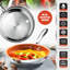 Ensemble de batterie de cuisine antiadhésive en acier inoxydable de 10 articles avec poignées Stay Cool allant au four et au lave-vaisselle Gotham Steel