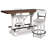 Valebeck Counter Height Dining Table and 2 Barstools