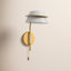 Mirena Single Light Steel Dimmable Wallchiere