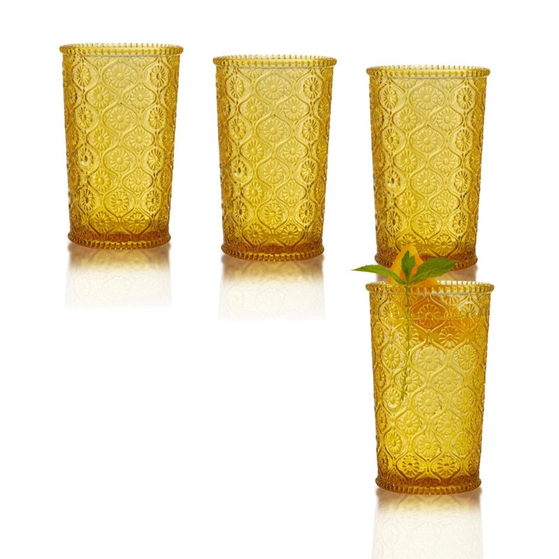 Verre Mitzi Highball, Jaune