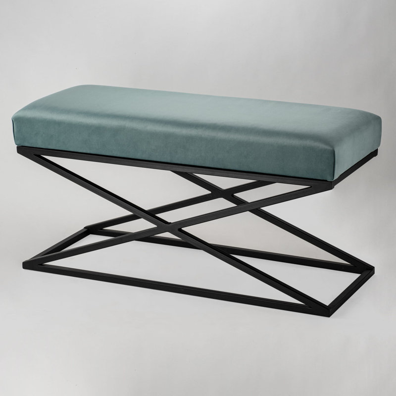 Esam Upholstered Bench, H40 x W100 x D30cm