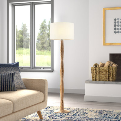 Ebron 60'' Natural Traditional Floor Lamp