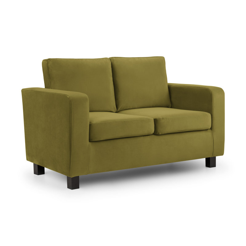 Mcclaine 2 Seater Velvet Sofa, Olive
