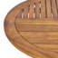 Table de salle à manger ovale en bois de 178 cm (70 po) pour patio extérieur avec une finition élégante
