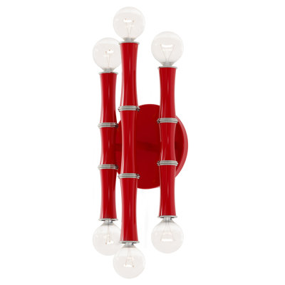 Kane Wall Sconce - Blue, Polished Nickel
