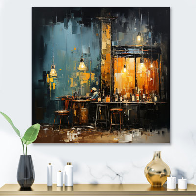 Night Jazz Serenade 2 - Jukeboxes, art mural en métal