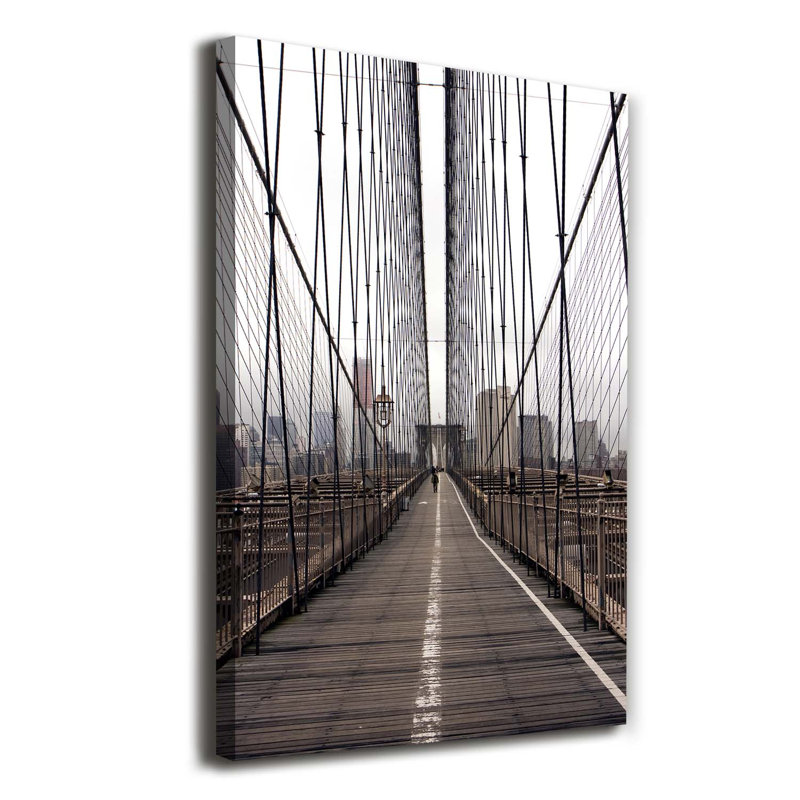 Brooklyn Bridge - Wrapped Canvas Print