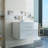 30-Inch White Gloss Wall-Mounted Bathroom Vanity With Sink Combo-1578041729-1578041731