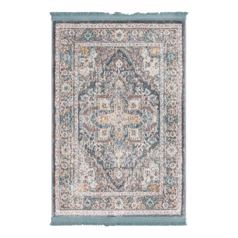Tapis oriental gris Folmar, Rectangle 2 pi 2 po x 3 pi 1 po