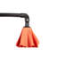 Parasol de piscine 10 pieds orange - Hydrofuge et ombragé pour une construction propre et durable