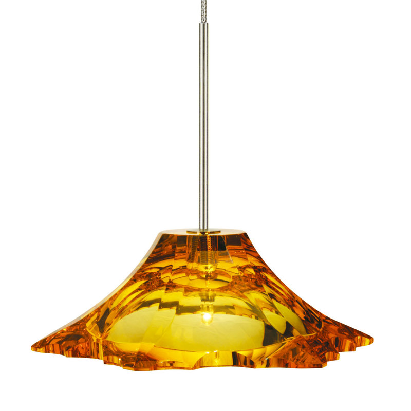 Peak 1 - Light Pendant, Amber Bronze