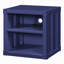 Table de chevet bleue Nacre avec USB-114339390