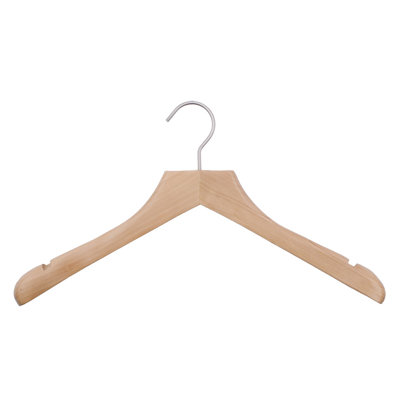 Cintre en bois concave pour veston / chandail / chandail