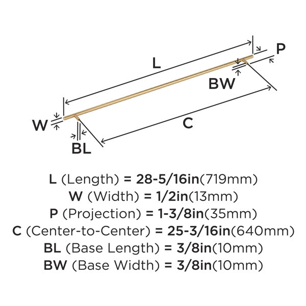Dimensions du produit