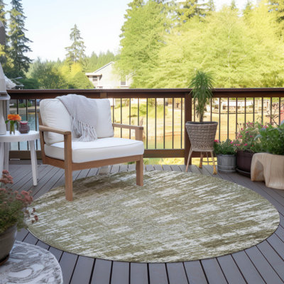 Tapis intérieur / extérieur Jurnee avec envers antidérapant