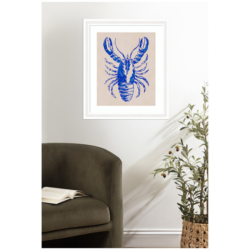 «Lobster» par Nikita Jariwala, reproduction d'art encadrée
