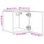 Mcnichols Unfinished Floating TV Stand for TVs up to 24"-16226913