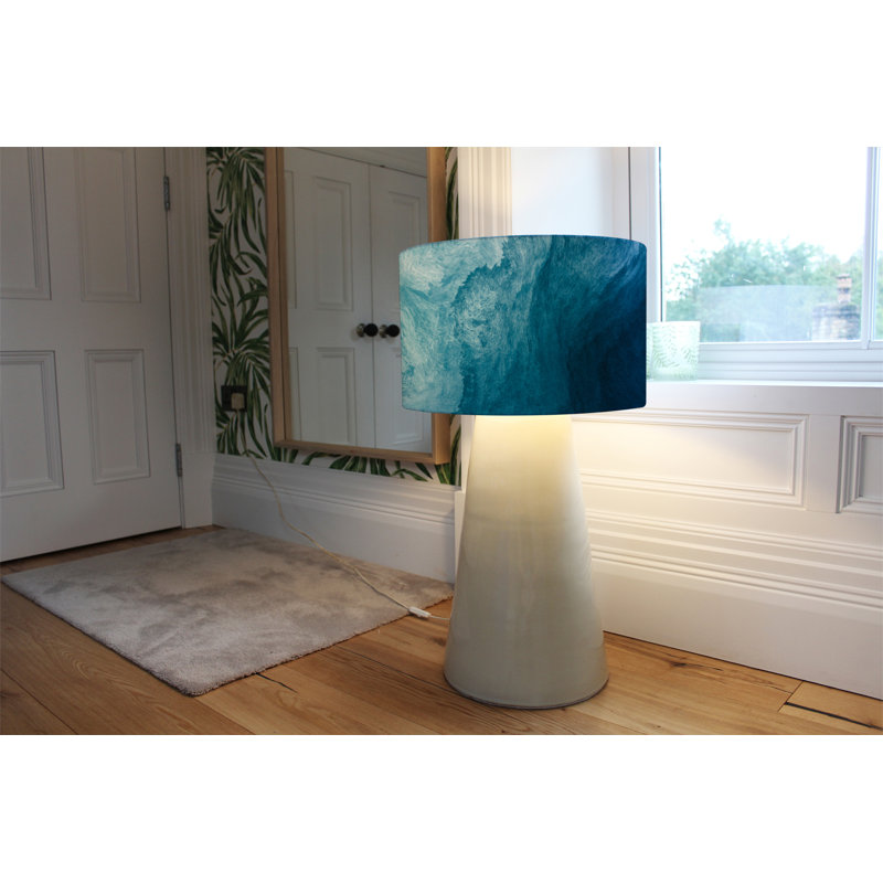 25cm H Canvas Drum Pendant Shade ( Clip On )