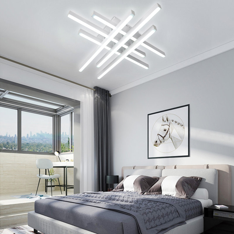 Dicksonville 6.69" H x 23.6" D LED Semi Flush Mount