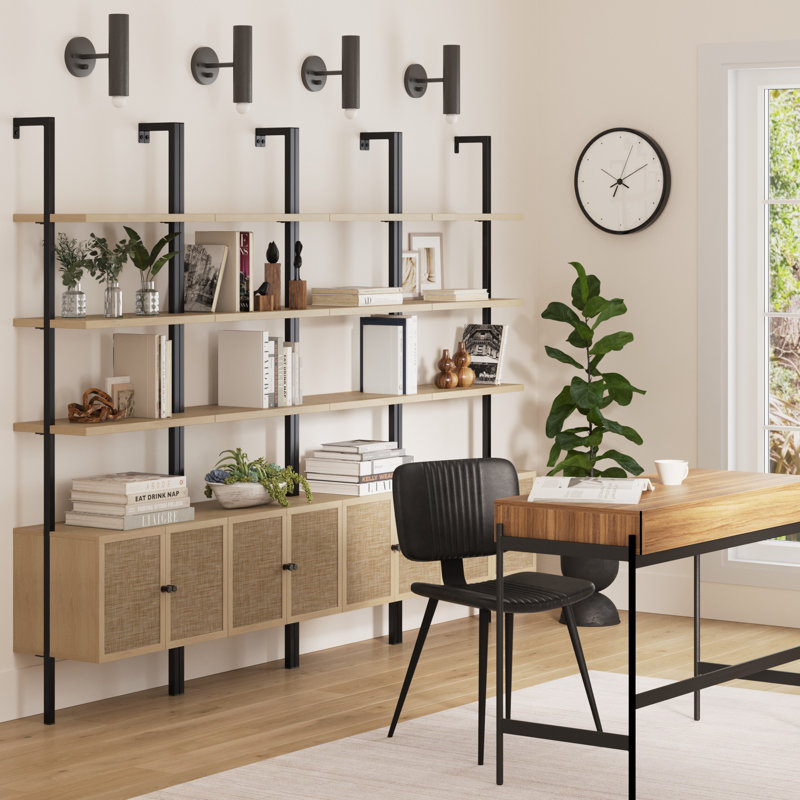 Jahiem Ladder Storage Bookcase