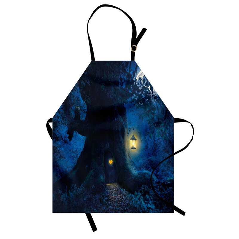 No Pattern Bib Apron