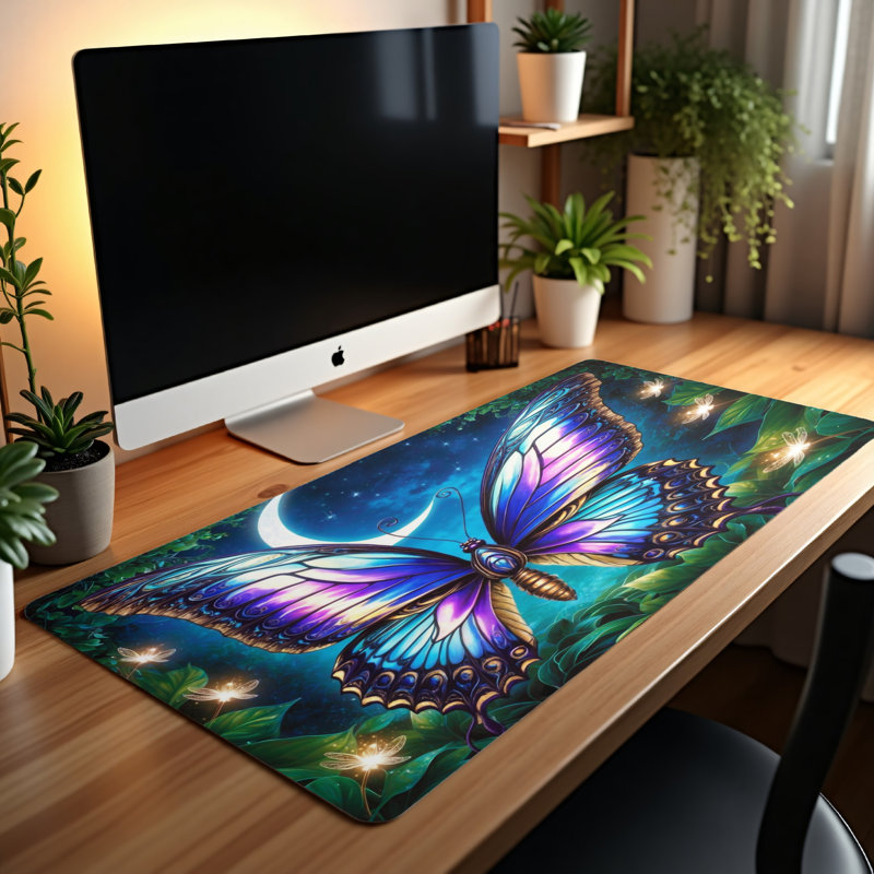 Polyester Desk Pad, 14.4x12.1