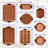 Nutrichef 8 Piece Non-Stick Steel Bakeware Set