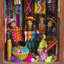 Handmade Marketplace Ceramic Retablo Figurine