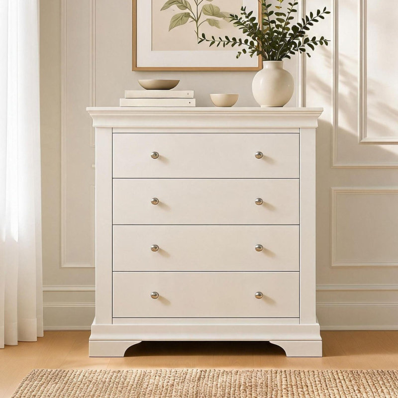 Sevyn Assembled 89 cm W Chest of 4 Drawers